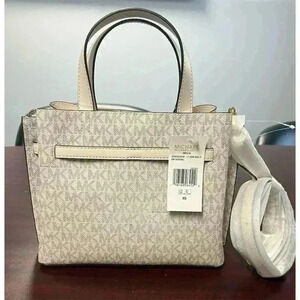 Michael Kors Jet Set Travel Small Crossbody Bag Vanilla Gold Hardware